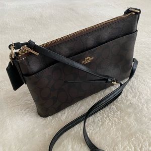 Brown coach bag